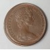 AUSTRALIA 1966 . ONE 1 CENT COIN . ERROR . OFF CENTRE MIS-STRIKE . TONED